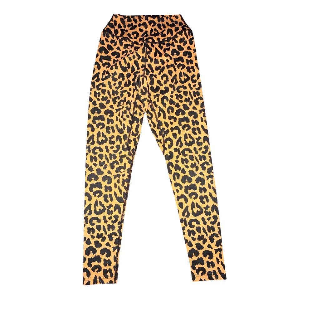 Balance Athletica Vitality Ascend Leggings Women's Size S King Cheetah Print